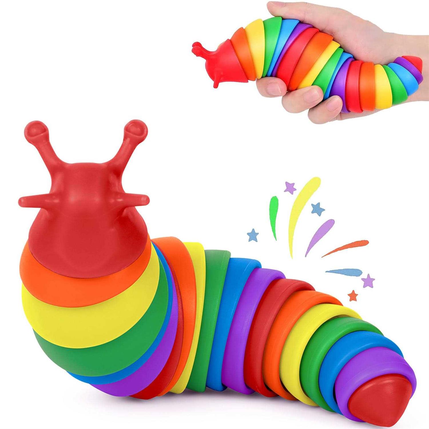 IFiwin Fidget Slug Sensory Slug Fidget Toys for Autistic Kids Adults - Image 5
