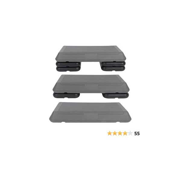 JungleA 28.5 Inches Height Adjustable Workout Aerobic Stepper Exercise Step Platform Riser 3 Levels Adjust 4 - Image 3