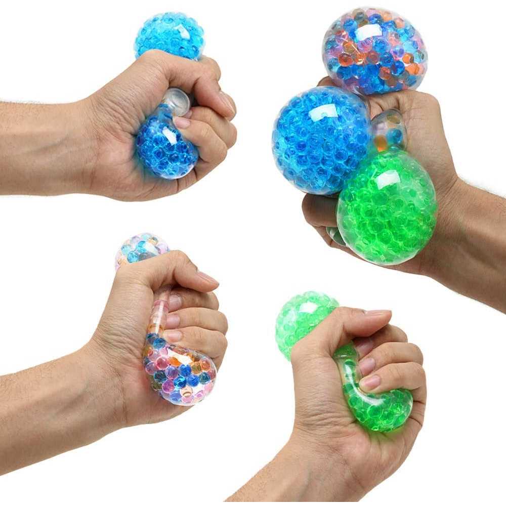 Lemostaar 3 Set Water Beads Stress Relief Squeezing Balls for Kids and Adults - Image 4