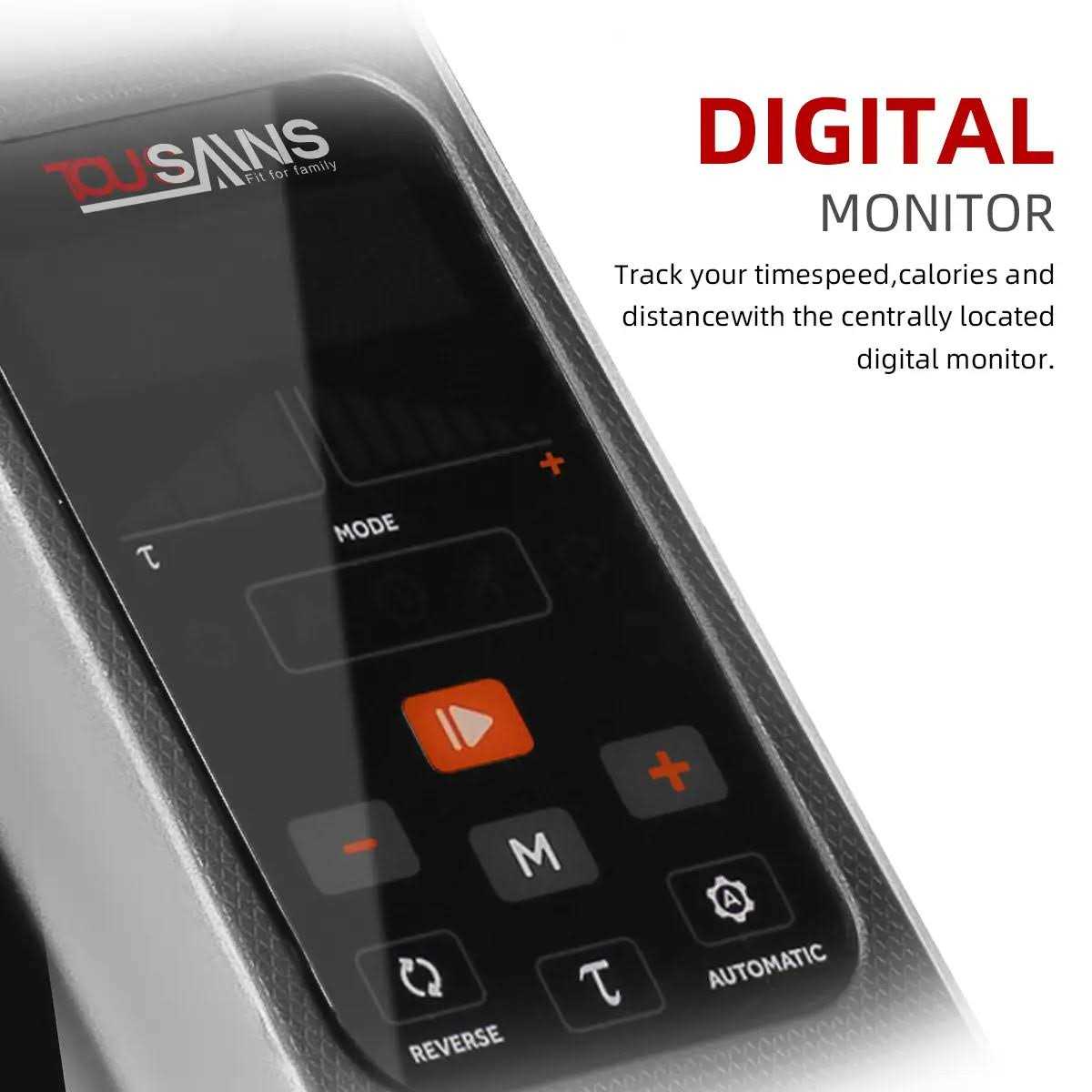 Compact&Portable Mini Elliptical Electric Seated Pedal Exerciser Quiet Compact Elliptical Trainer with Display Monitor Remote Control for Home Office - Image 5