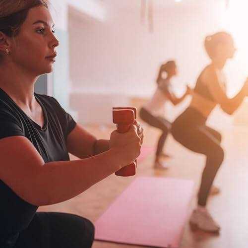 Living.Fit Neoprene Dumbbell Pairs, Neoprene Covered Hand Weights, Dumbbell Pairs. 1 LB to 8 LB Dumbbell Sets for Strength, Toning or Cardio - Image 4