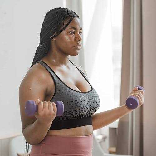 Living.Fit Neoprene Dumbbell Pairs, Neoprene Covered Hand Weights, Dumbbell Pairs. 1 LB to 8 LB Dumbbell Sets for Strength, Toning or Cardio - Image 5