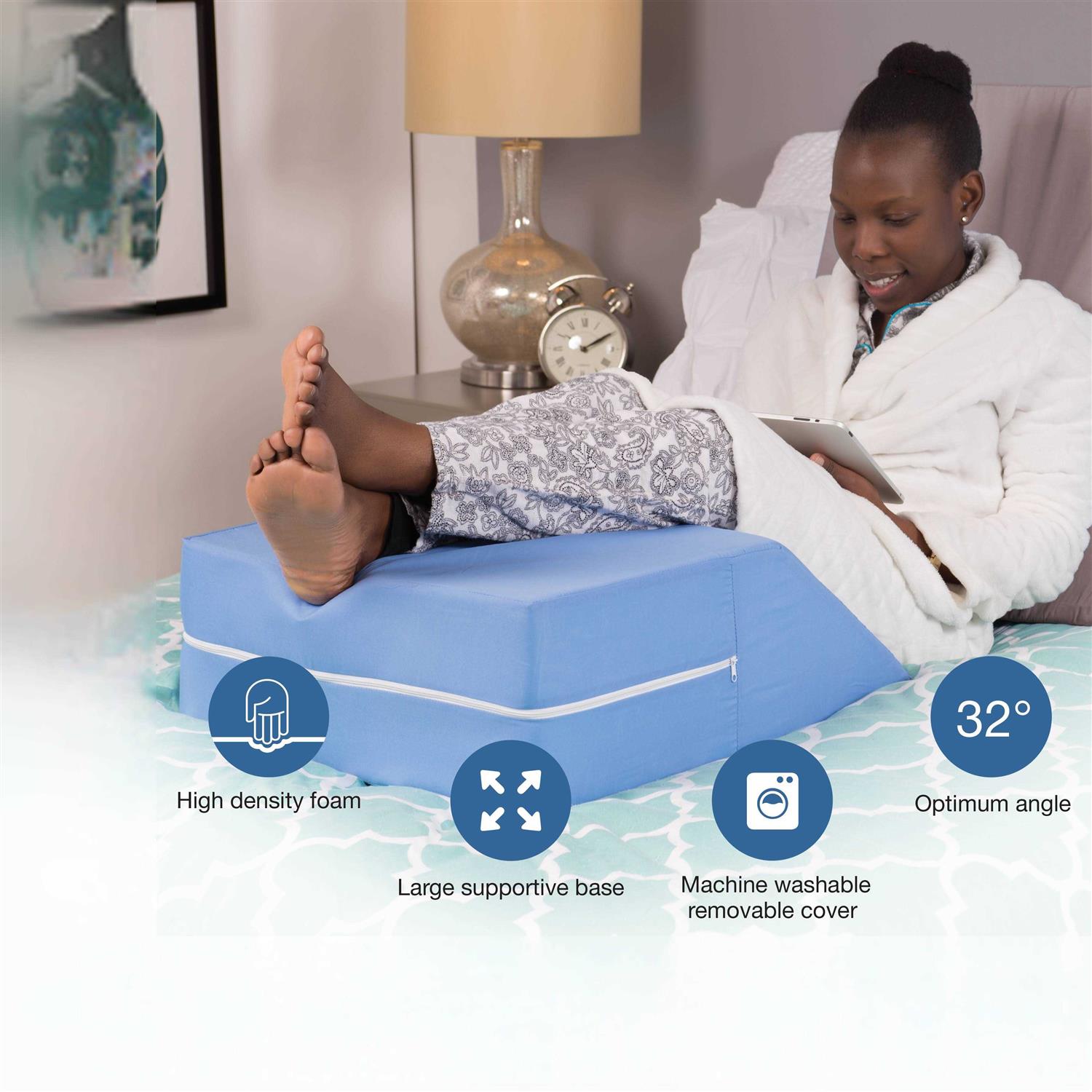 DMI Ortho Bed Wedge Elevating Leg Pillow - Image 5