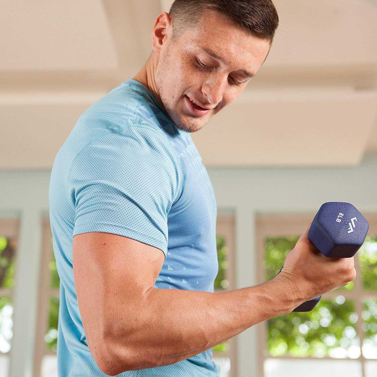 Jfit Dumbbell Set w/ Rack - Image 4