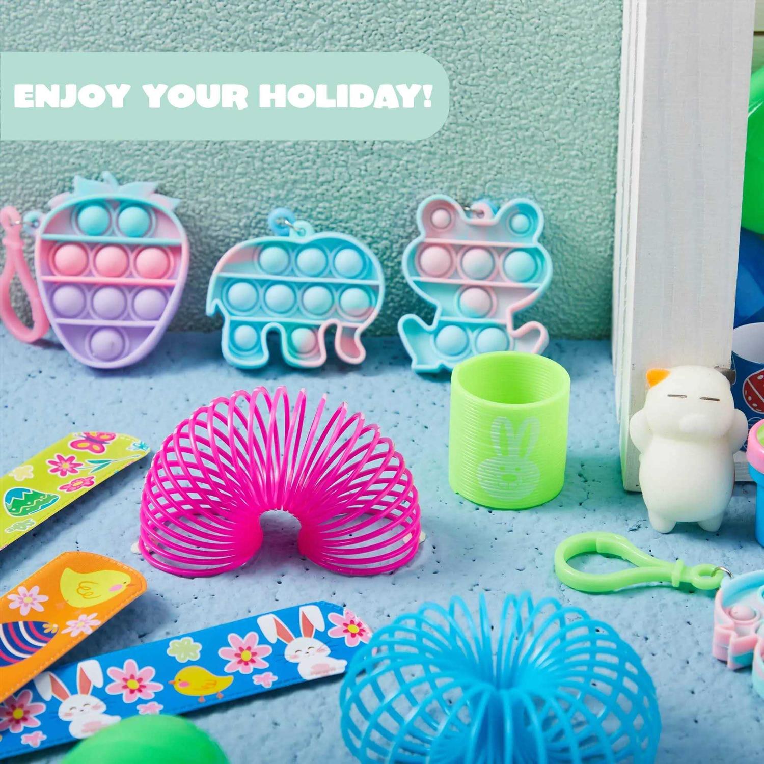 JOYIN 48Pcs Assorted Toys Prefilled Easter Eggs 2.4in - Image 3