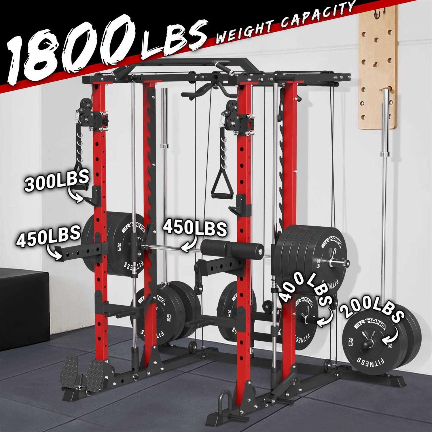 H10 Smith Machine with Cable Crossover System for Home Gym - Image 3