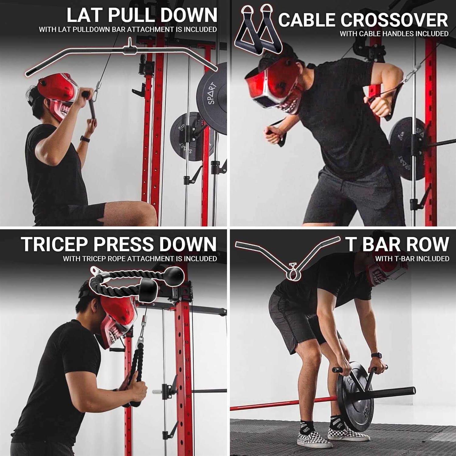 H10 Smith Machine with Cable Crossover System for Home Gym - Image 5