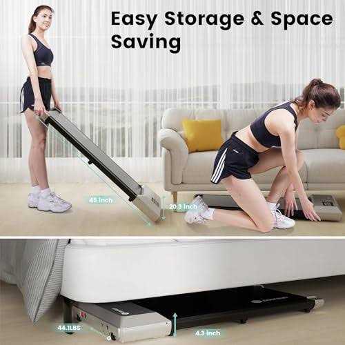 Deerrun Walking Pad 2 in 1 Treadmills for Home with Remote Control - Image 4