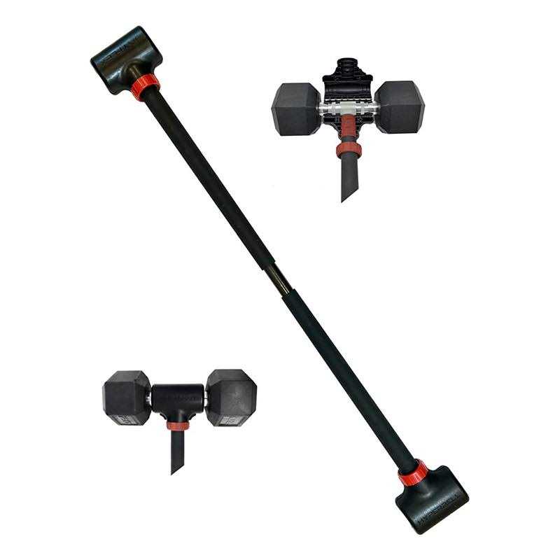 Jayflex Hyperbell Bar Convert Dumbbells to Barbell Set for Home Fitness - Image 3