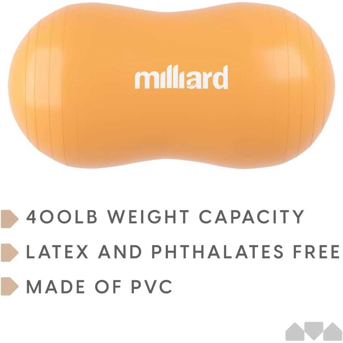 Milliard Peanut Ball Physio Roll for Exercise, Therapy, Labor, Birthing and Dog Training - Image 4