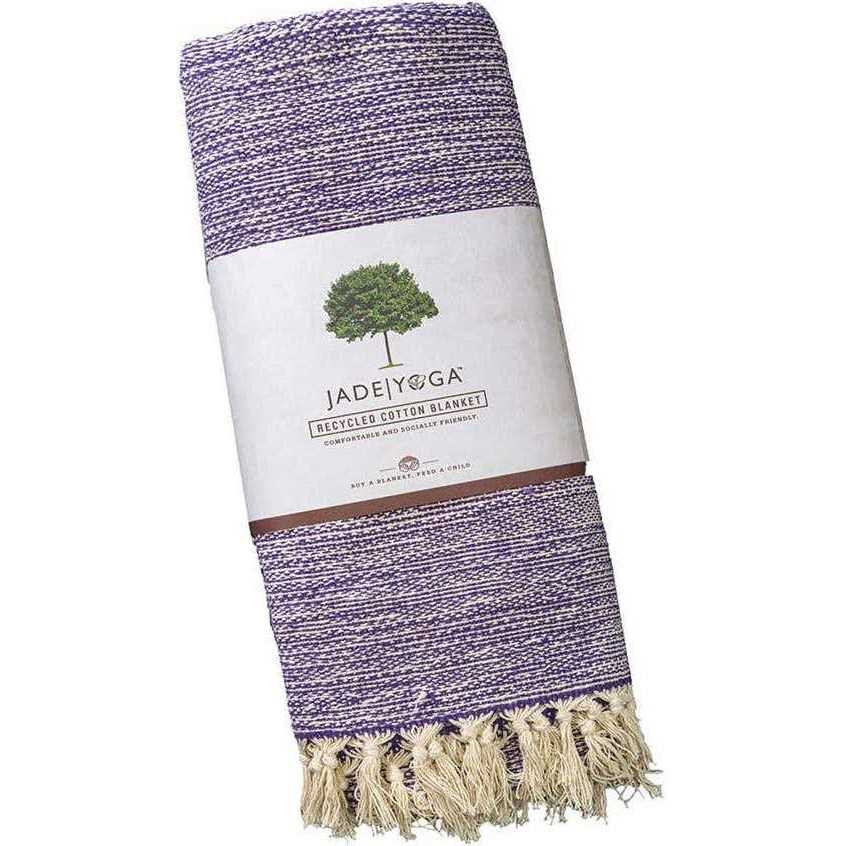 Jade Yoga Recycled Cotton Blanket - Image 3