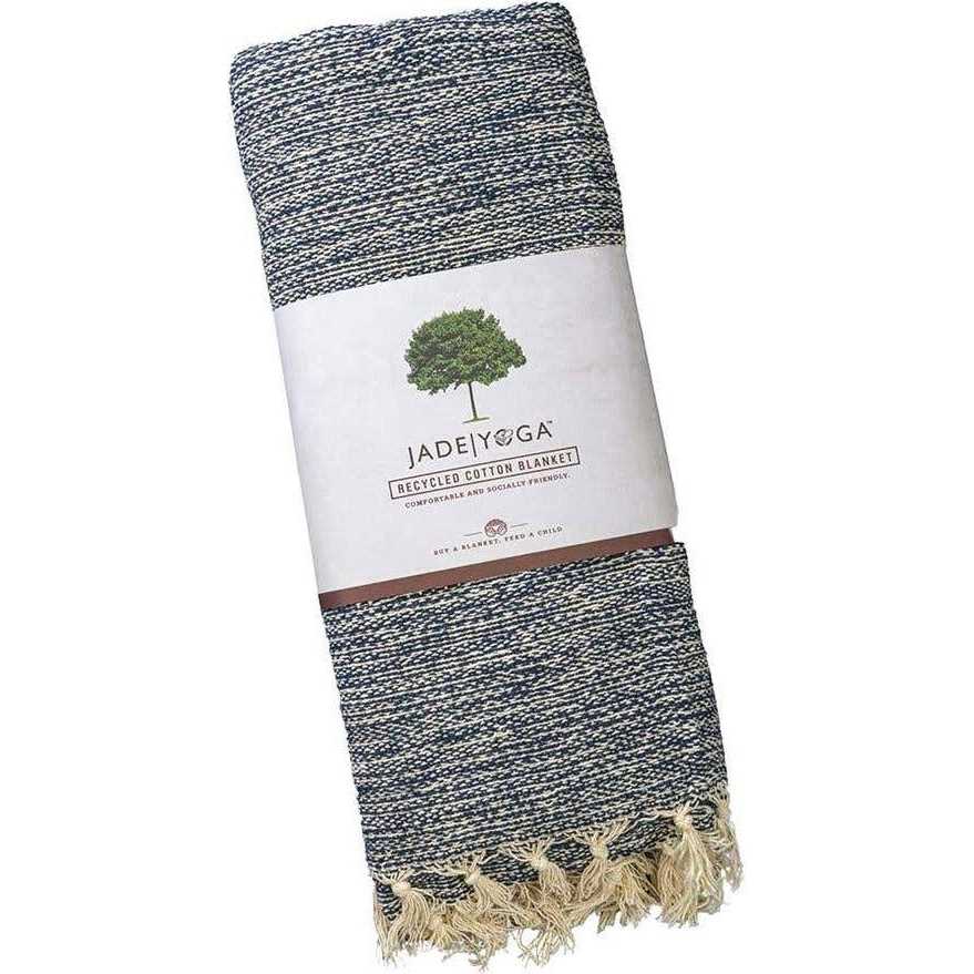 Jade Yoga Recycled Cotton Blanket - Image 3