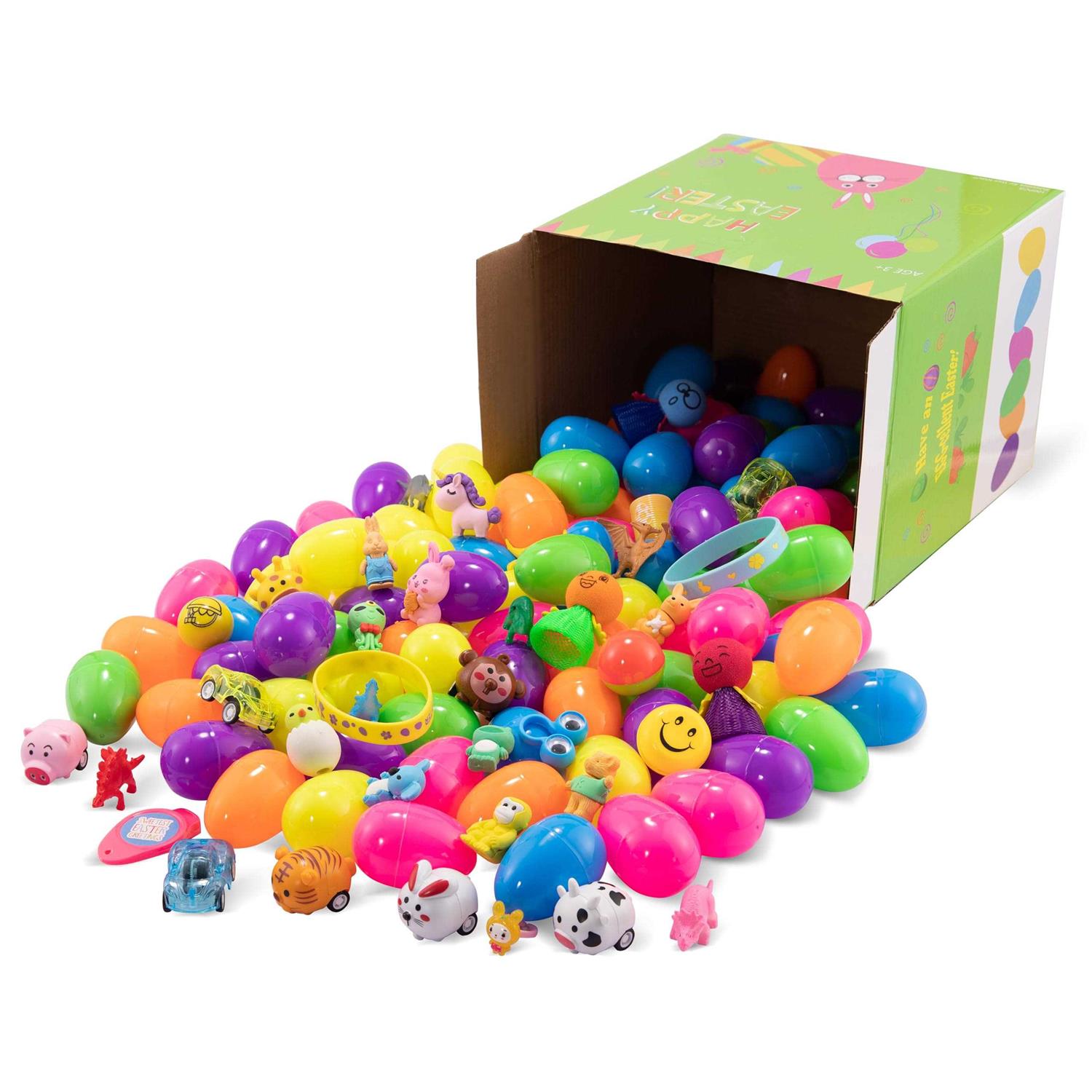 KASU 100 pcs prefilled Easter Eggs with novelty Toys premium for Easter theme party f - Image 5