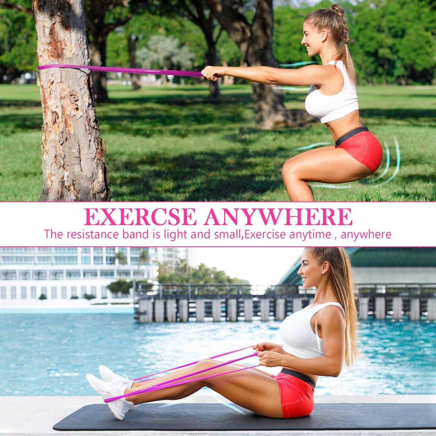 Pull Up Bands,Resistance Band,Stretching Assist Band Portable Exercise - Image 4