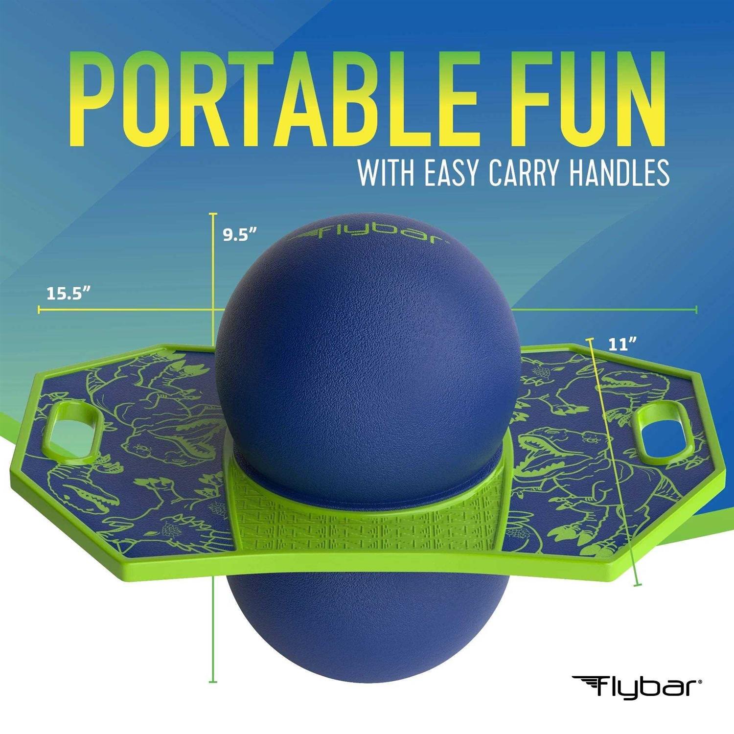 Flybar Pogo Ball for Kids Jump Trick Bounce Board - Image 4