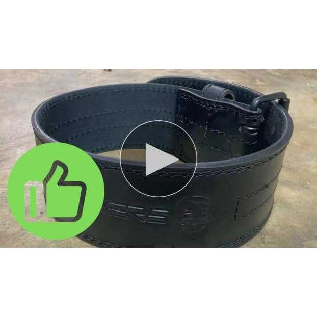 Gymreapers Weightlifting Belt 6mm Genuine Leather Double Prong Power Belt Heavy Duty 4-Inch Wide - Image 3