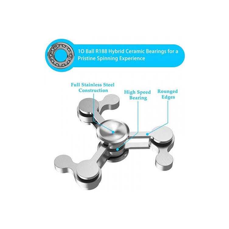The Third generation Anti-anxiety Fidget Spinner Fidget Hand Toys Foc - Image 4