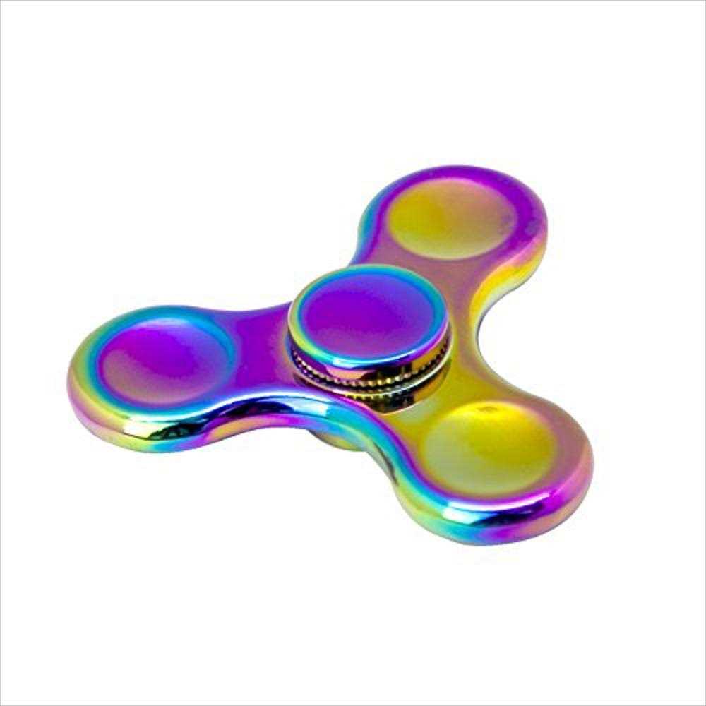 MAGTiMES Rainbow Anti-Anxiety Fidget Spinner Figit Hand Toy for Relieving Boredom ADHD - Image 4