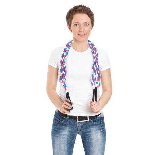 K-Roo Sports Single 16 foot Double Dutch Jump Rope w/Plastic Segmentation - Image 3