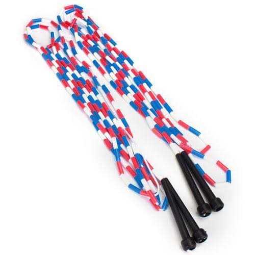 K-Roo Sports Single 16 foot Double Dutch Jump Rope w/Plastic Segmentation - Image 5