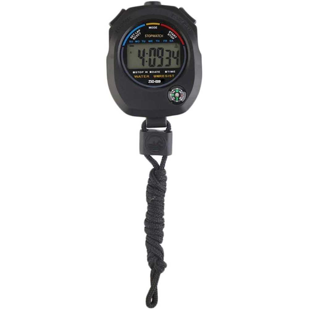 Multi-Function Electronic Digital Sport Stopwatch Timer, Large Display with Date Time and Alarm Function,Suitable for Sports Coaches Fitness - Image 3