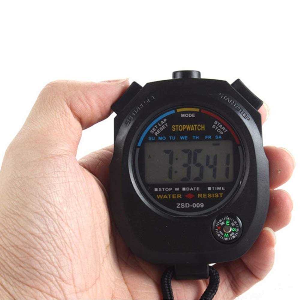 Multi-Function Electronic Digital Sport Stopwatch Timer, Large Display with Date Time and Alarm Function,Suitable for Sports Coaches Fitness - Image 5