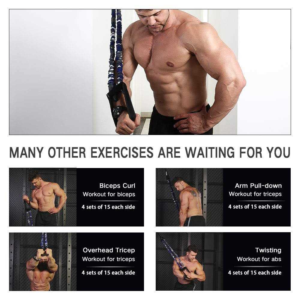 INNSTAR Pull Up Assist Band System Adjustable Anti Snap Chin Up Assistance Elastic Resistance Band Patent Pending - Image 5