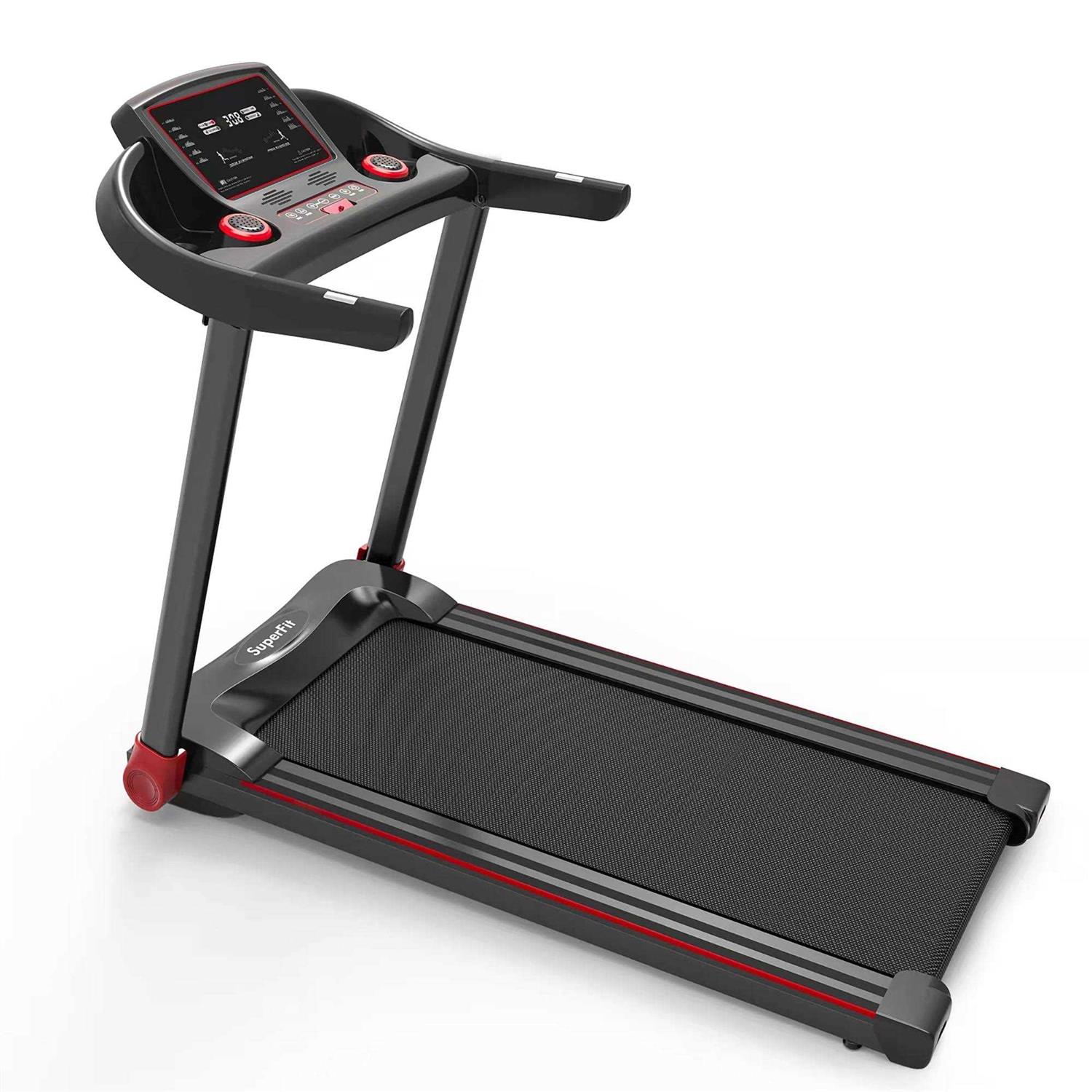 Costway 2.25HP Electric Running Machine Treadmill Bluetooth Speaker - Image 3
