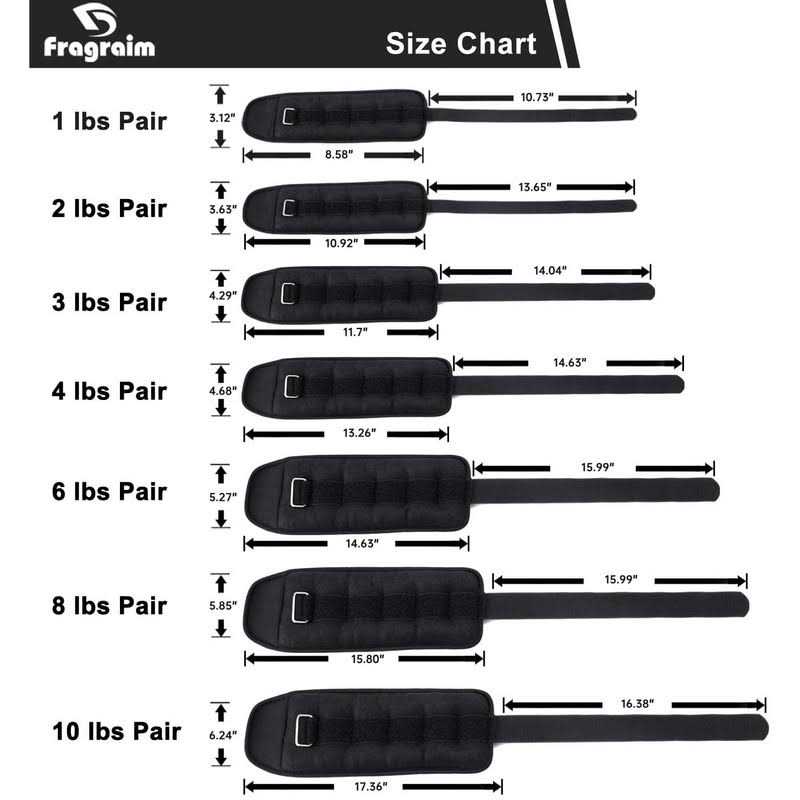 Fragraim Ankle Weights for Women, Men And Kids Wrist/Leg/Arm - Image 5