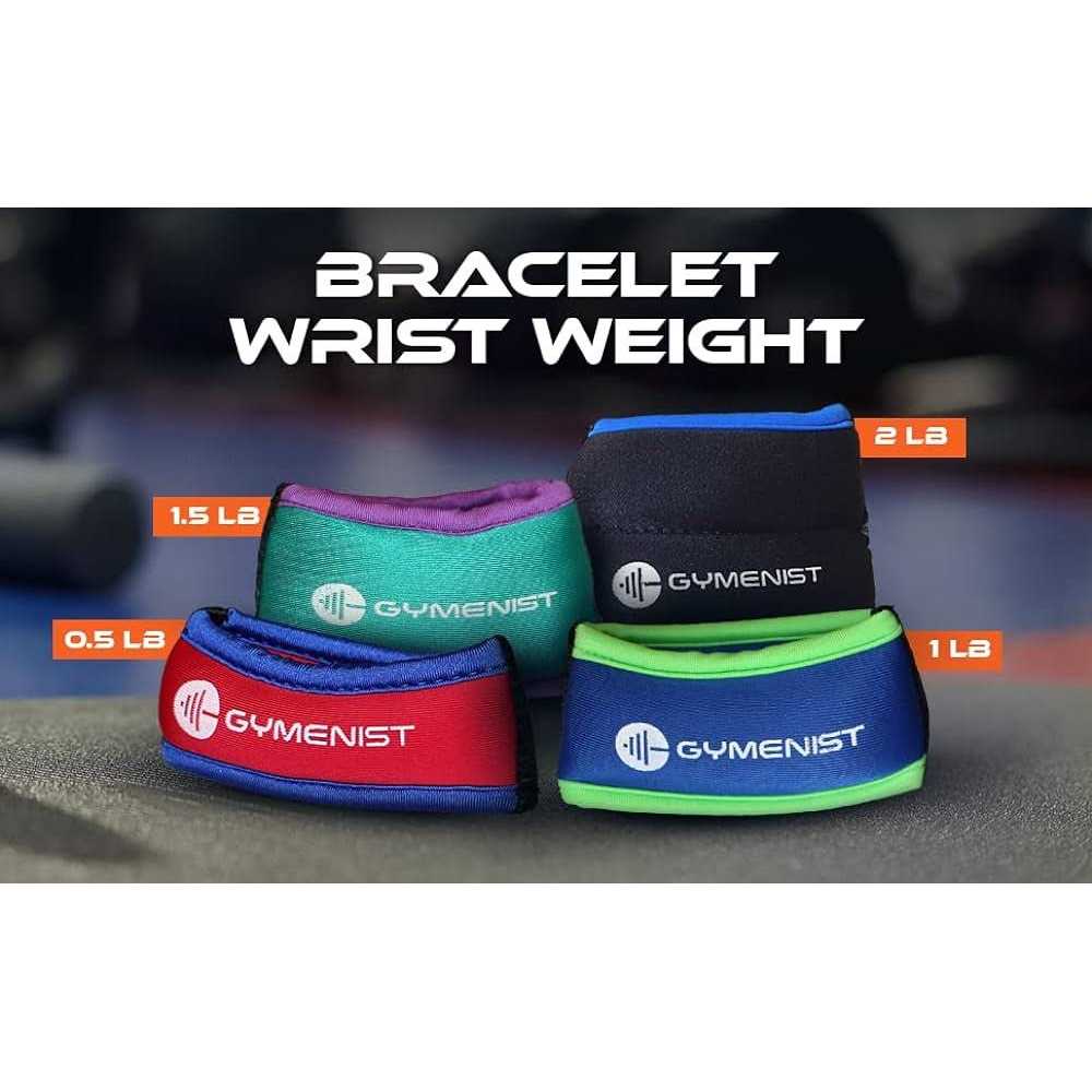 Gymenist Wrist Weights Running Stylish Bracelet Pair Of Weights Set Of - Image 5
