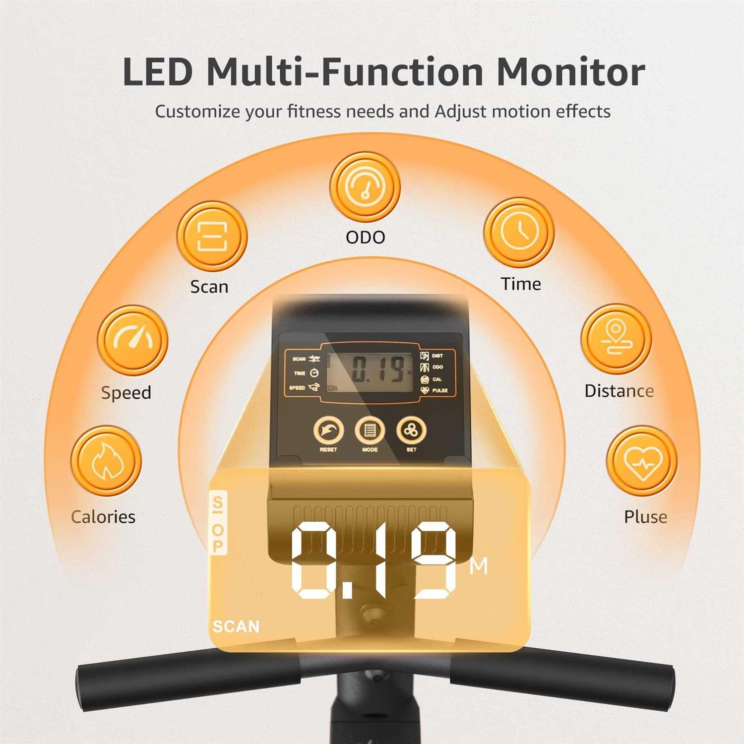 JEEKEE Recumbent Exercise Bike for Adults Seniors - Image 5