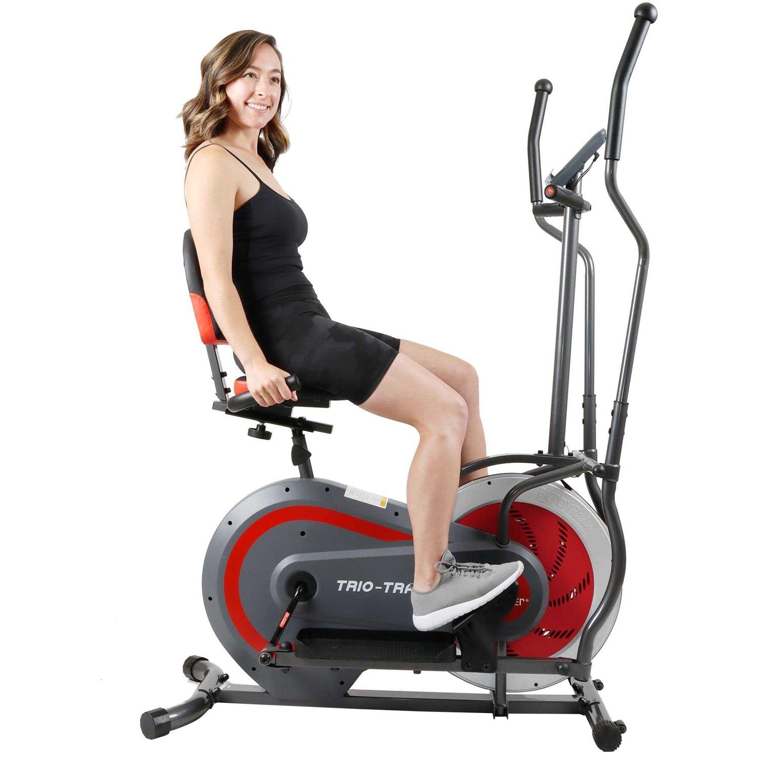 Body Power Trio Trainer Machine 3 in 1 Elliptical - Image 4