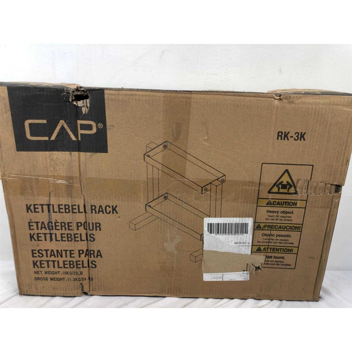 Cap Barbell Kettlebell Rack - Image 4