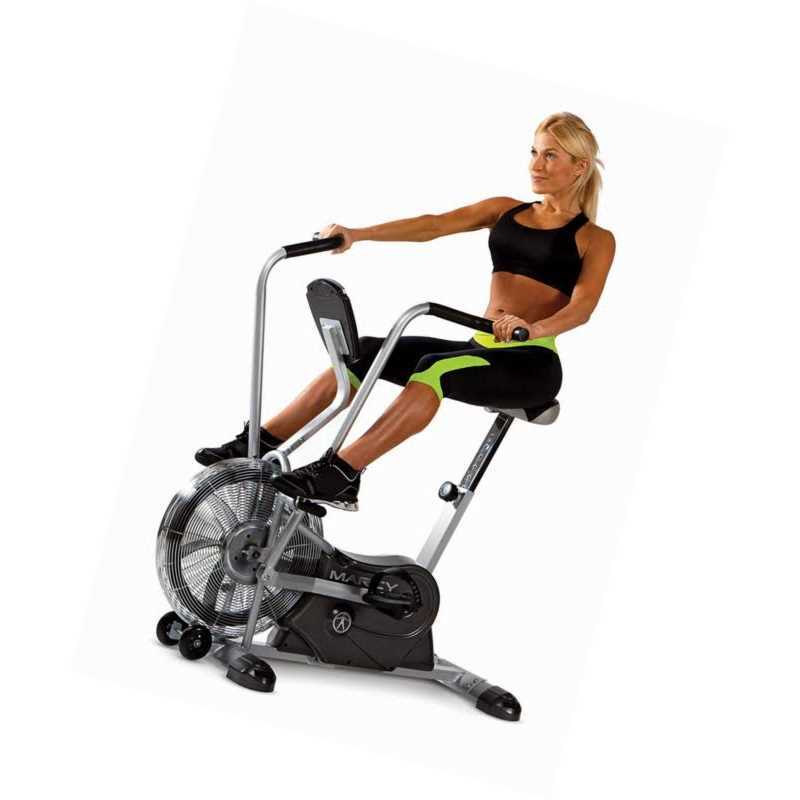 Marcy Exercise Upright Fan Bike for Cardio Training and Workout Air-1 - Image 4