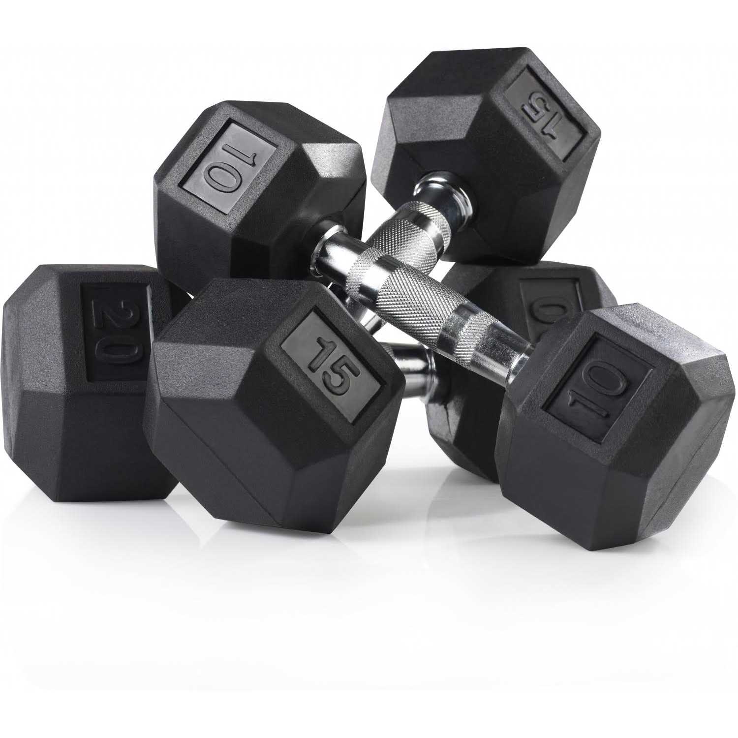 Gold's Gym Golds Gym Rubber Hex Dumbbell - Image 3