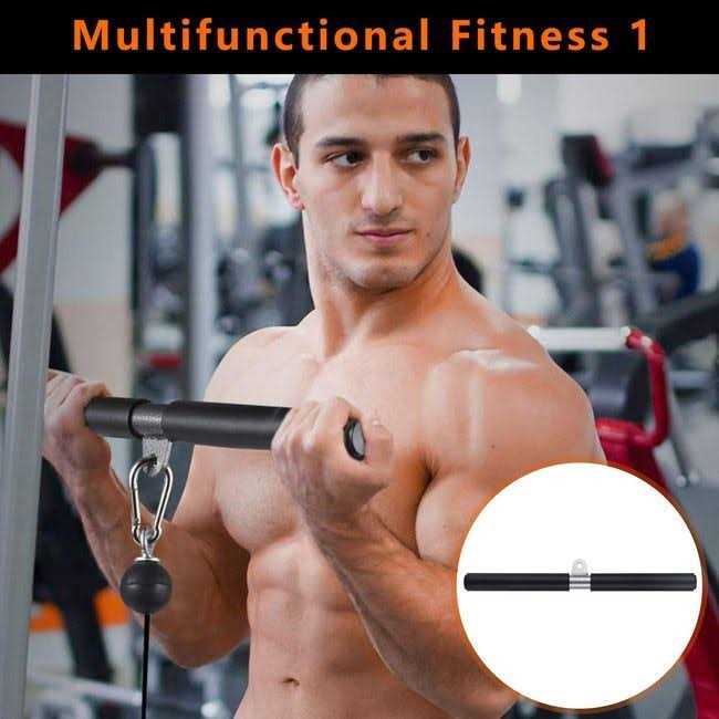 TRENDBOX Pulley System Gym Cable Machine LAT Pulldown Attachments Chest Expansion Training Exercise and Fitness Home Gyms - Image 4