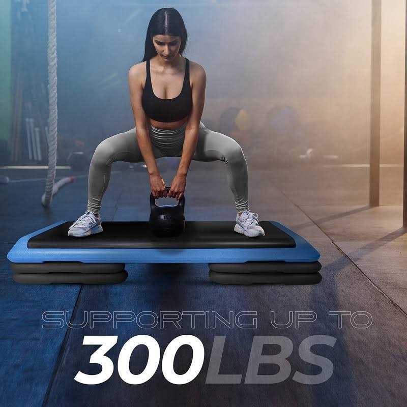 Yes4All Adjustable Aerobic Step Platform 4 Risers and - Image 5