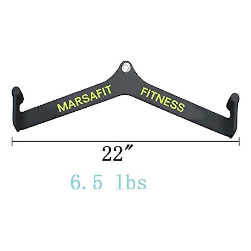 MARSAFIT Home Gym Fitness Rowing T-bar V-bar Pulley Cable Machine Attachments - Image 3