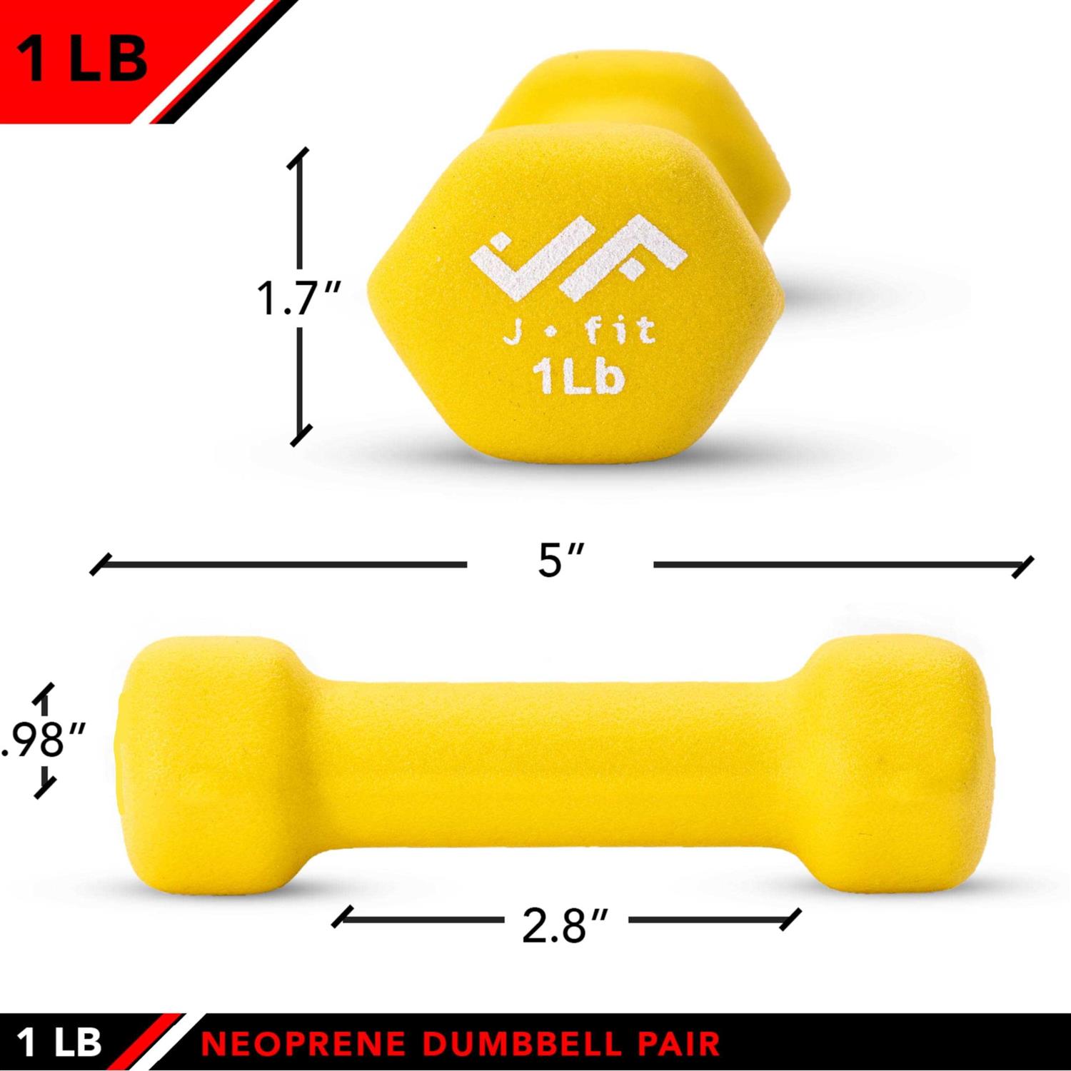Jfit Neoprene Dumbbell Pairs - Image 4