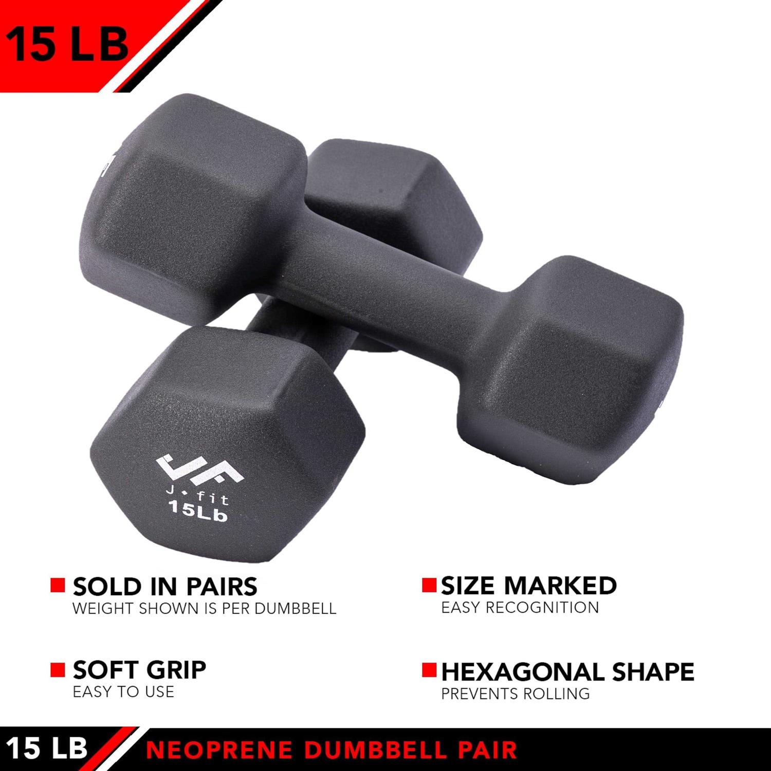 Jfit Neoprene Dumbbell Pairs - Image 3