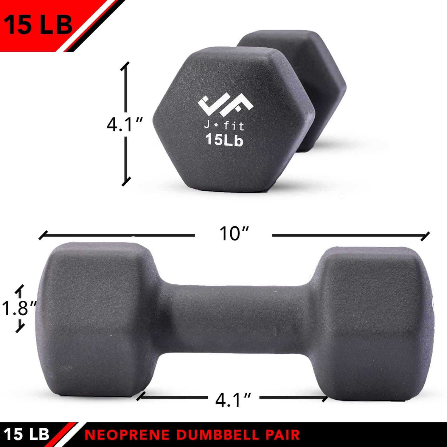 Jfit Neoprene Dumbbell Pairs - Image 5