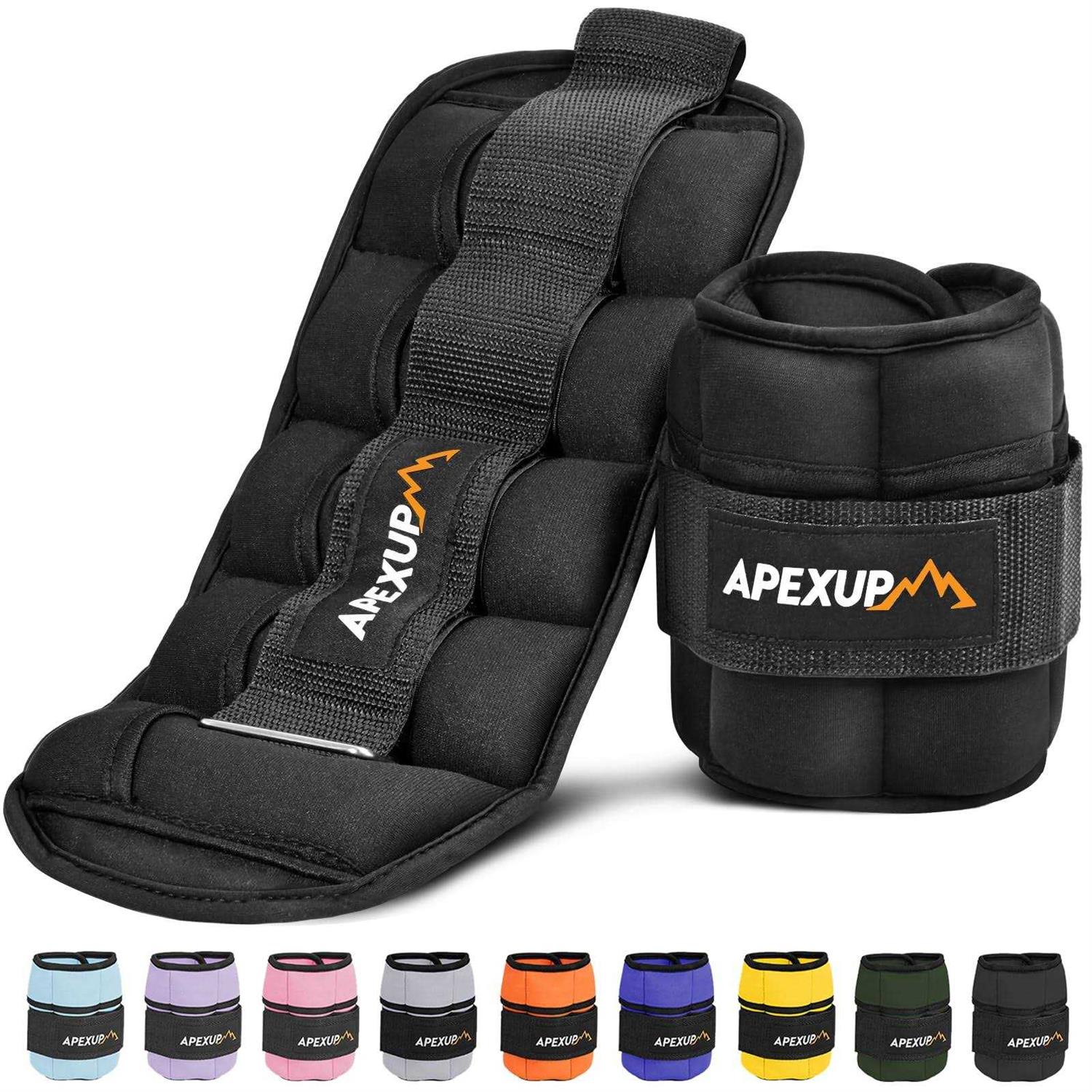 APEXUP 10lbs/Pair Adjustable Ankle Weights for Women and Men - Image 5