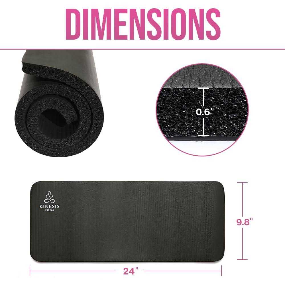 Kinesis Yoga Knee Pad Cushion Extra Thick 1 inch for Pain Free Yoga - Image 4