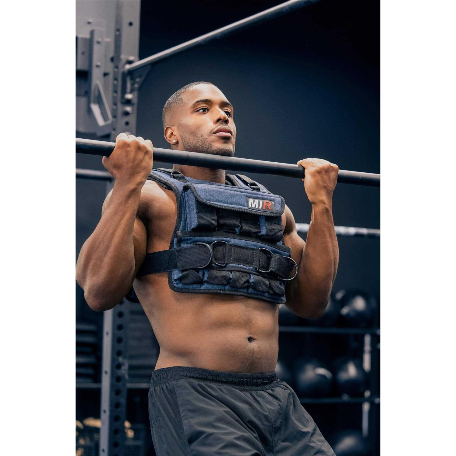 Mir Air Flow Weighted Vest with Zipper Option 20lbs - Image 3