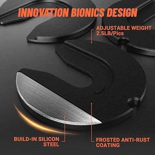 Hypata 25/55 lbs Pair Adjustable Dumbbell Set, Adjust Dumbbell Weight for Exercises Pair Dumbbells for Men and Women in Home - Image 4