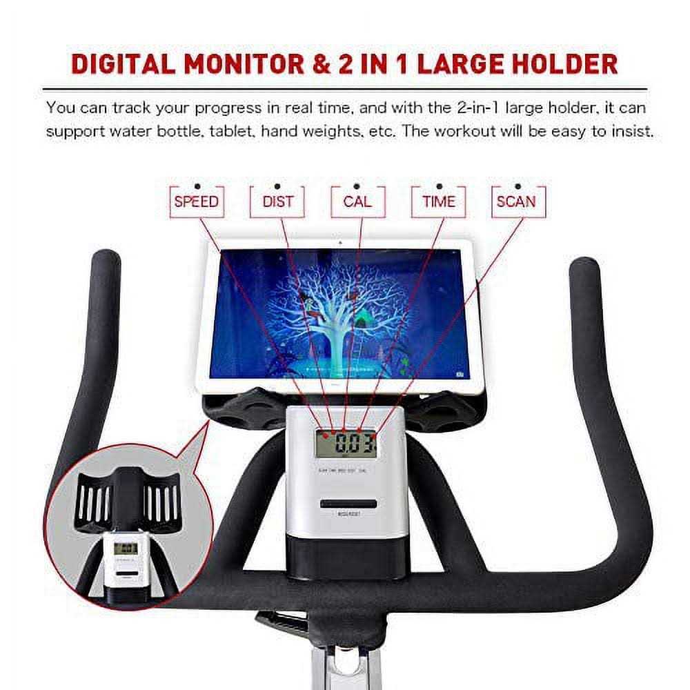 JOROTO Belt Drive Indoor Cycling Bike with Magnetic Resistance Exercise Bikes Stationary - Image 5