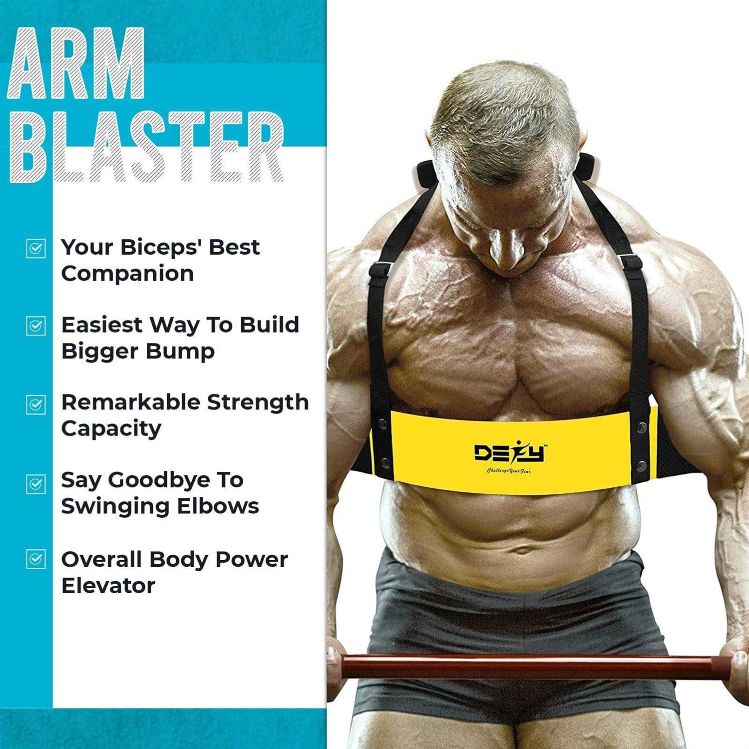 DEFY Challenge Your Fear DEFY Bicep Arm Blaster Arm Blaster for Biceps & Triceps Workout Bicep Curl Blaster - Image 5