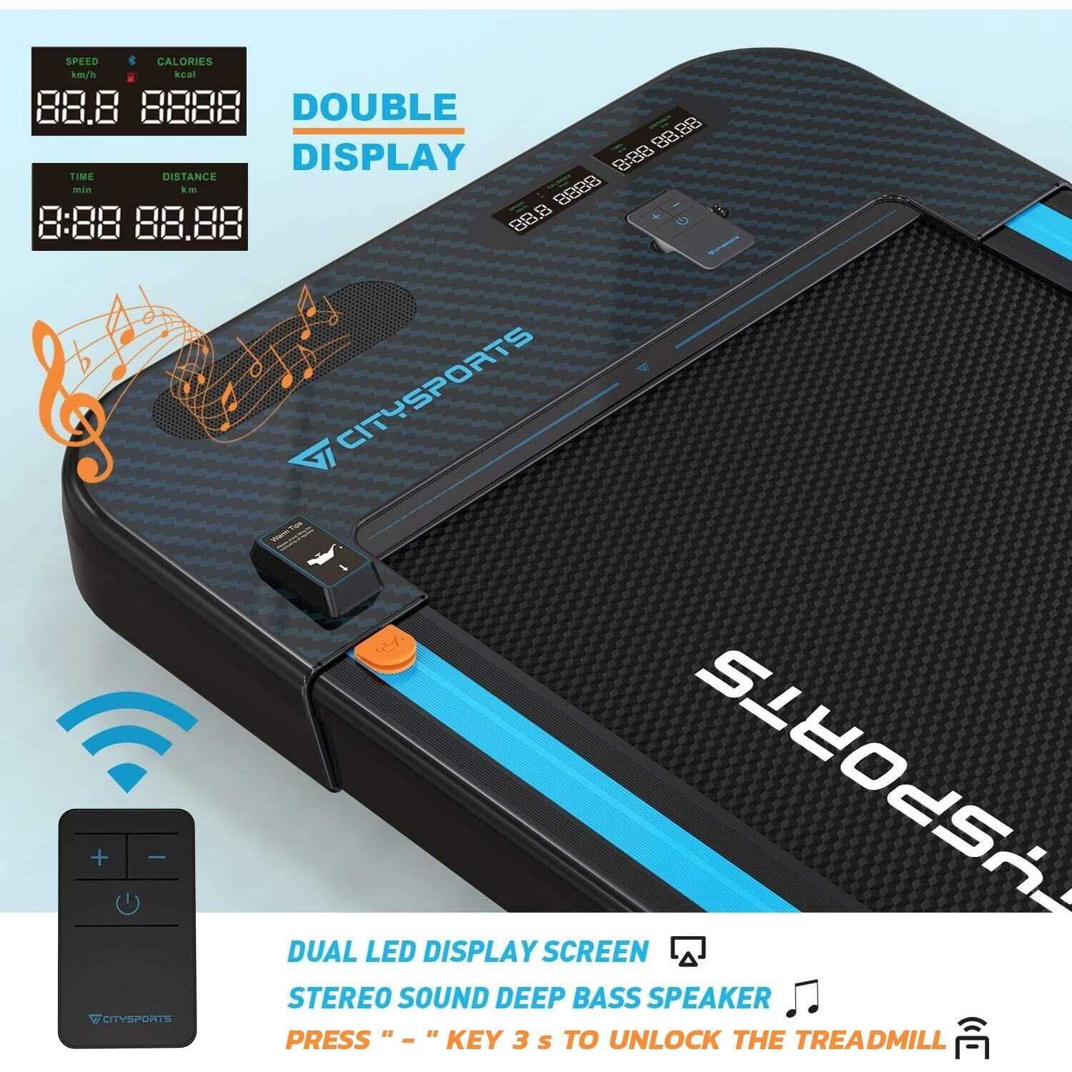 Gearstone Treadmills for Home CITYSPORTS Walking Pad Treadmill with Audio Speakers - Image 3