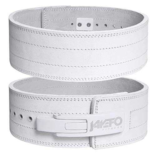 JAYEFO SPORTS LEATHER WEIGHT LIFTING LEVER BELT FOR POWERLIFTING IPF BUCKLE MEN & WOMEN STRONGMAN 10MM WORKOUT DEADLIFTS - Image 5