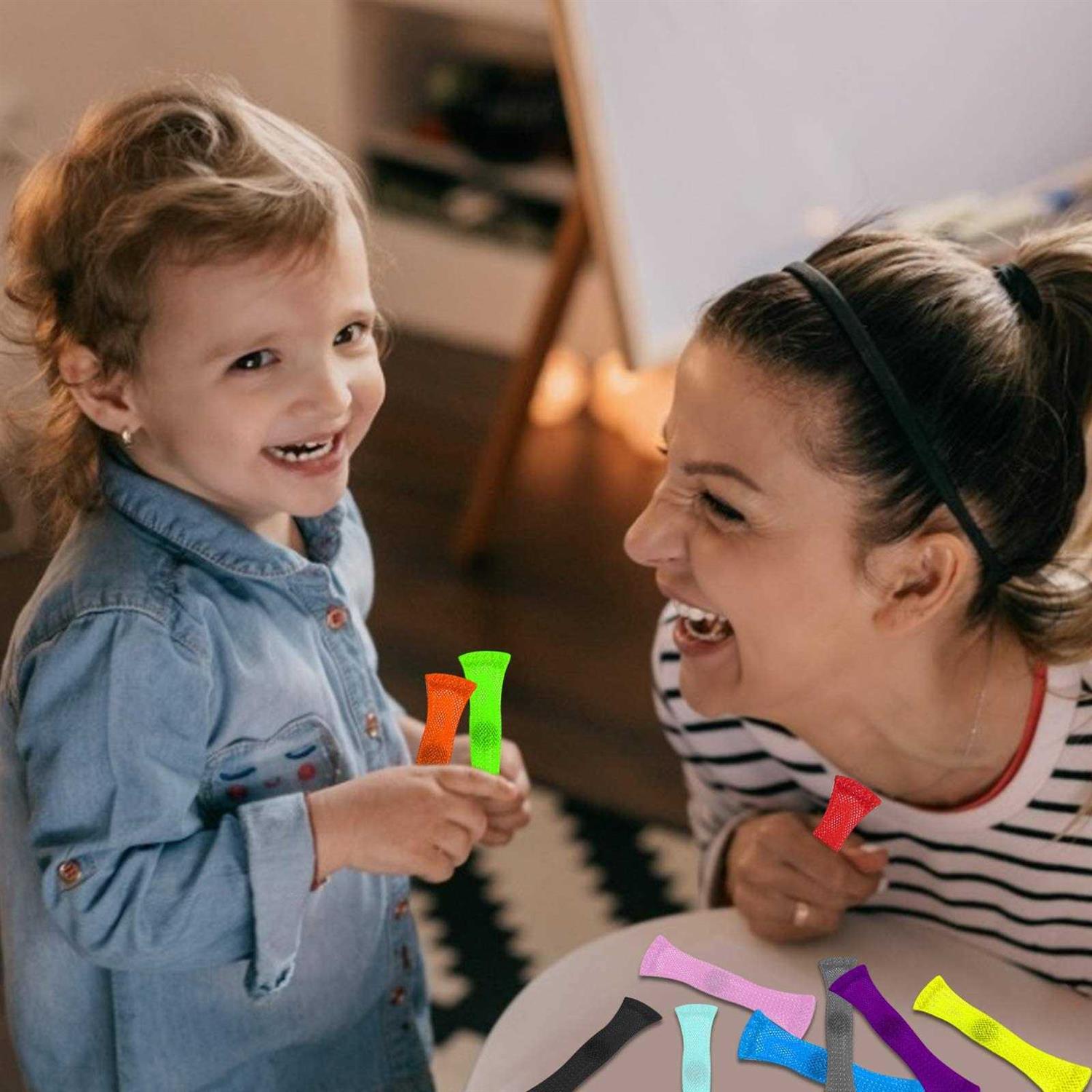 jigsawpuzzlesmart Fidget Toy 10pcs marble mesh Fidget toys sensory marble and mesh fidgets stress - Image 4